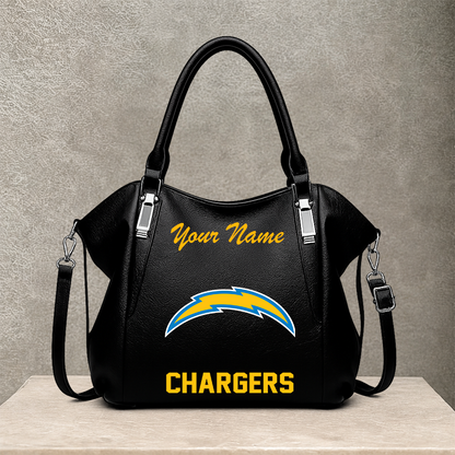 [SPECIAL OFFER] NEW CUSTOMIZED NFL09 LAC LOS ANGELES CHARGERS SHOULDER HANDBAG