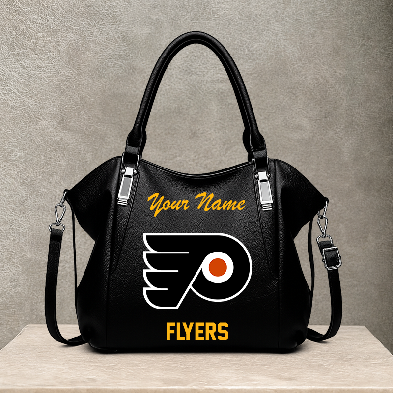 [SUPER SALE] NEW CUSTOMIZED NHL27 PPF PHILADELPHIA FLYERS SHOULDER HANDBAG