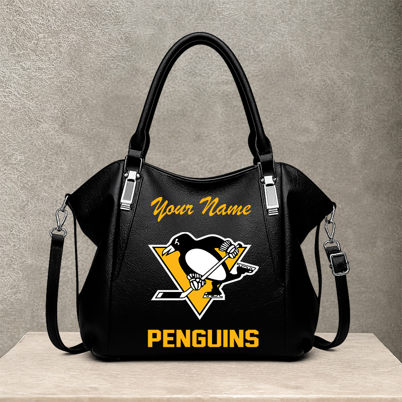 [SUPER SALE] NEW CUSTOMIZED NHL26 PBP PITTSBURGH PENGUINS SHOULDER HANDBAG