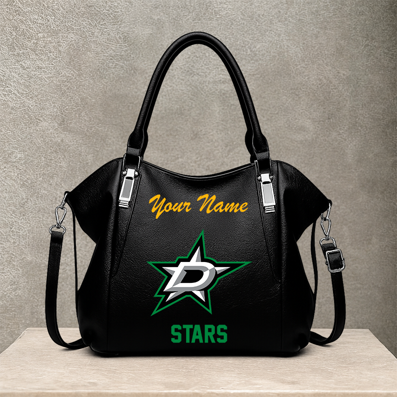 [SUPER SALE] NEW CUSTOMIZED NHL15 DLS DALLAS STARS SHOULDER HANDBAG