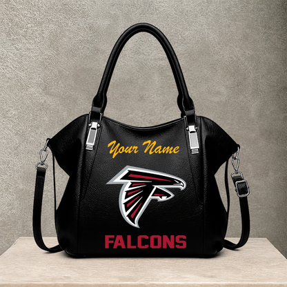 [SPECIAL OFFER] NEW CUSTOMIZED NFL18 ATF ATLANTA FALCONS SHOULDER HANDBAG