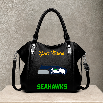 [SPECIAL OFFER] NEW CUSTOMIZED NFL06 SSH SEATTLE SEAHAWKS SHOULDER HANDBAG