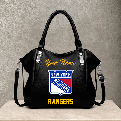 [SUPER SALE] NEW CUSTOMIZED NHL24 NYR NEW YORK RANGERS SHOULDER HANDBAG