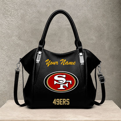 [SPECIAL OFFER] NEW CUSTOMIZED NFL11 SF49 SAN FRANCISCO 49ERS SHOULDER HANDBAG