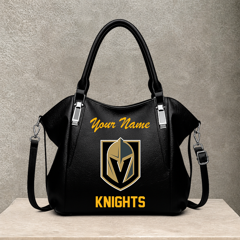 [SUPER SALE] NEW CUSTOMIZED NHL04 VGK VEGAS GOLDEN KNIGHTS SHOULDER HANDBAG
