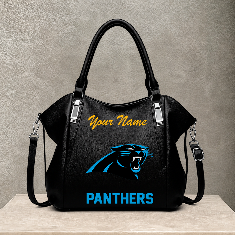 [SPECIAL OFFER] NEW CUSTOMIZED NFL23 CLP CAROLINA PANTHERS SHOULDER HANDBAG