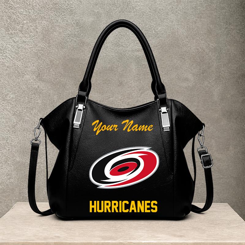 [SUPER SALE] NEW CUSTOMIZED NHL07 CLH CAROLINA HURRICANES SHOULDER HANDBAG