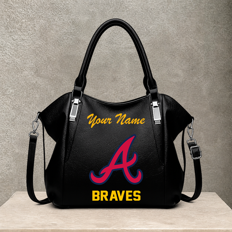[FLASH SALE] NEW CUSTOMIZED MLB09 ABS ATLANTA BRAVES SHOULDER HANDBAG
