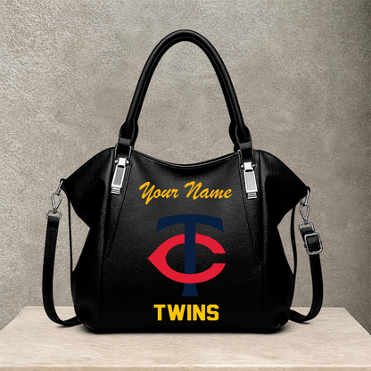 [FLASH SALE] NEW CUSTOMIZED MLB22 MTS MINNESOTA TWINS SHOULDER HANDBAG