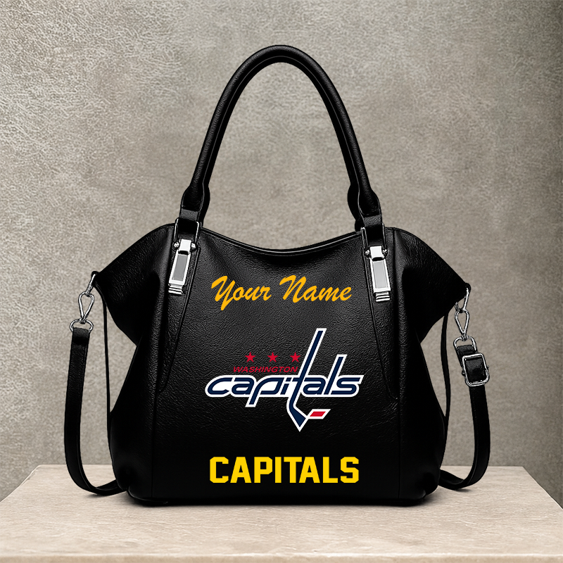 [SUPER SALE] NEW CUSTOMIZED NHL10 WCP WASHINGTON CAPITALS SHOULDER HANDBAG