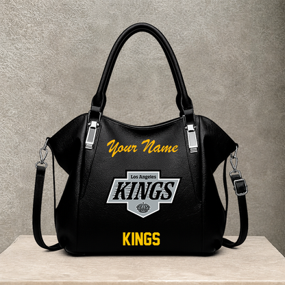 [SUPER SALE] NEW CUSTOMIZED NHL16 LAK LOS ANGELES KINGS SHOULDER HANDBAG