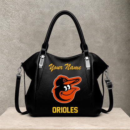 [FLASH SALE] NEW CUSTOMIZED MLB25 BOS BALTIMORE ORIOLES SHOULDER HANDBAG