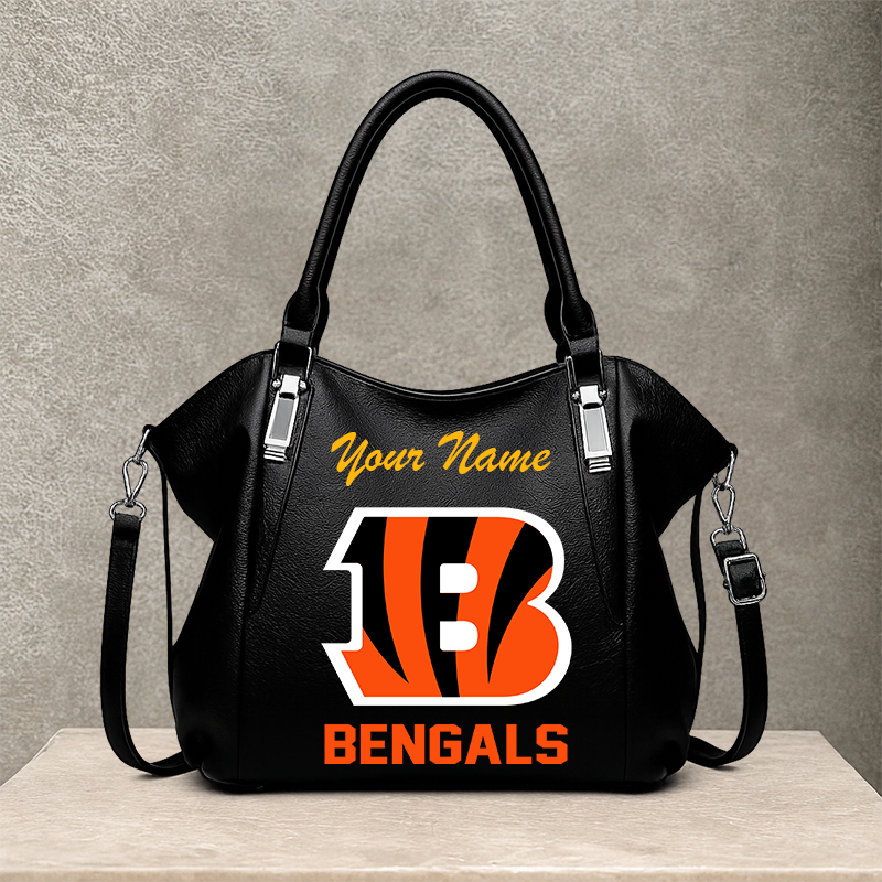 [SPECIAL OFFER] NEW CUSTOMIZED NFL16 CCB CINCINNATI BENGALS SHOULDER HANDBAG