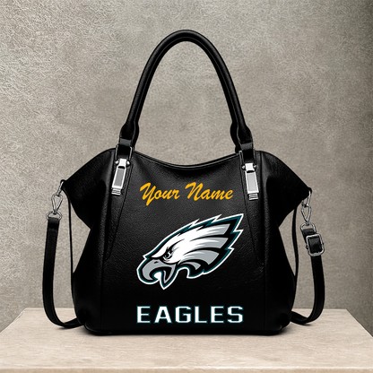 [SPECIAL OFFER] NEW CUSTOMIZED NFL02 PPE PHILADELPHIA EAGLES SHOULDER HANDBAG