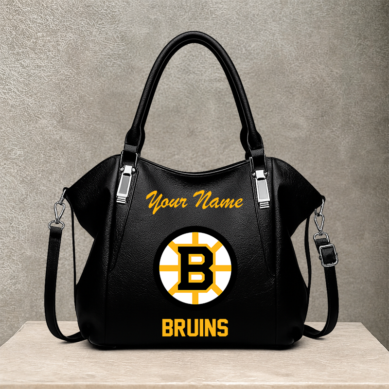 [SUPER SALE] NEW CUSTOMIZED NHL02 BTB BOSTON BRUINS SHOULDER HANDBAG