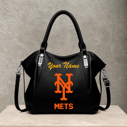 [FLASH SALE] NEW CUSTOMIZED MLB17 NYM NEW YORK METS SHOULDER HANDBAG