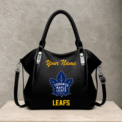[SUPER SALE] NEW CUSTOMIZED NHL23 TML TORONTO MAPLE LEAFS SHOULDER HANDBAG