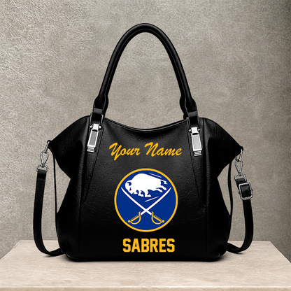 [SUPER SALE] NEW CUSTOMIZED NHL28 BFS BUFFALO SABRES SHOULDER HANDBAG