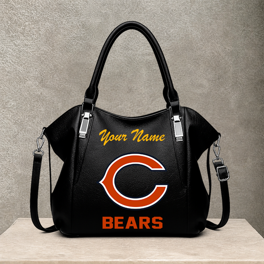 [SPECIAL OFFER] NEW CUSTOMIZED NFL26 CCB CHICAGO BEARS SHOULDER HANDBAG