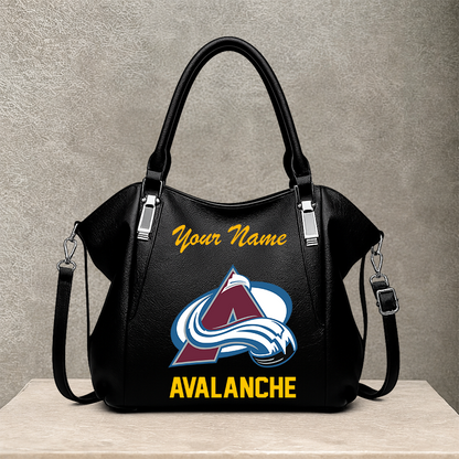 [SUPER SALE] NEW CUSTOMIZED NHL05 CAL COLORADO AVALANCHE SHOULDER HANDBAG