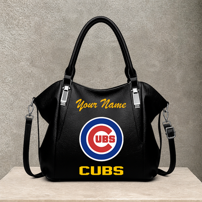 [FLASH SALE] NEW CUSTOMIZED MLB04 CCS CHICAGO CUBS SHOULDER HANDBAG
