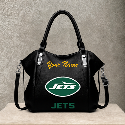 [SPECIAL OFFER] NEW CUSTOMIZED NFL25 NYJ NEW YORK JETS SHOULDER HANDBAG