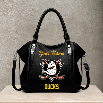 [SUPER SALE] NEW CUSTOMIZED NHL09 AHD ANAHEIM DUCKS SHOULDER HANDBAG