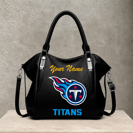 [SPECIAL OFFER] NEW CUSTOMIZED NFL31 TST TENNESSEE TITANS SHOULDER HANDBAG