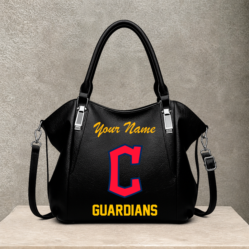 [FLASH SALE] NEW CUSTOMIZED MLB13 CGS CLEVELAND GUARDIANS SHOULDER HANDBAG