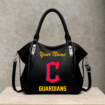 [FLASH SALE] NEW CUSTOMIZED MLB13 CGS CLEVELAND GUARDIANS SHOULDER HANDBAG