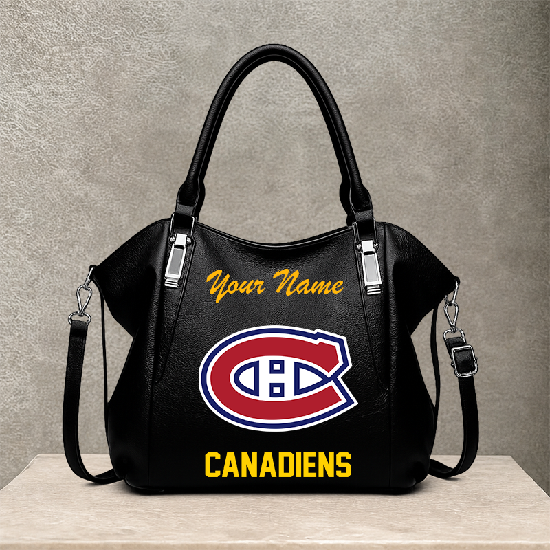 [SUPER SALE] NEW CUSTOMIZED NHL11 MCD MONTREAL CANADIENS SHOULDER HANDBAG