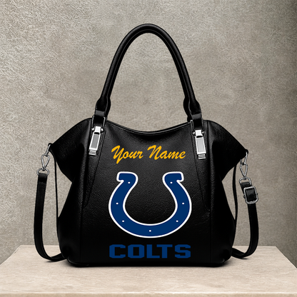 [SPECIAL OFFER] NEW CUSTOMIZED NFL17 IDC INDIANAPOLIS COLTS SHOULDER HANDBAG