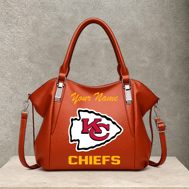 [SPECIAL OFFER] NEW CUSTOMIZED NFL01 KCC KANSAS CITY CHIEFS SHOULDER HANDBAG