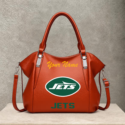 [SPECIAL OFFER] NEW CUSTOMIZED NFL25 NYJ NEW YORK JETS SHOULDER HANDBAG