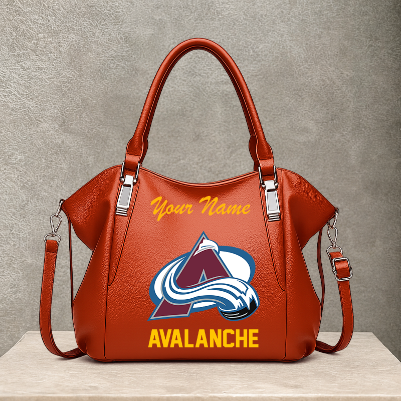 [SUPER SALE] NEW CUSTOMIZED NHL05 CAL COLORADO AVALANCHE SHOULDER HANDBAG