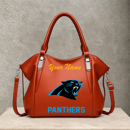 [SPECIAL OFFER] NEW CUSTOMIZED NFL23 CLP CAROLINA PANTHERS SHOULDER HANDBAG