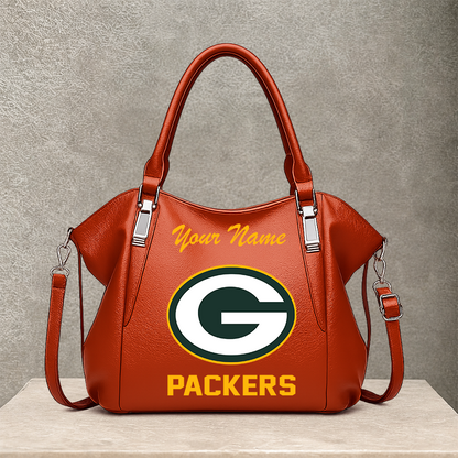 [SPECIAL OFFER] NEW CUSTOMIZED NFL08 GBP GREEN BAY PACKERS SHOULDER HANDBAG