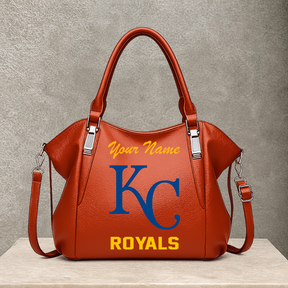 [FLASH SALE] NEW CUSTOMIZED MLB19 KCR KANSAS CITY ROYALS SHOULDER HANDBAG