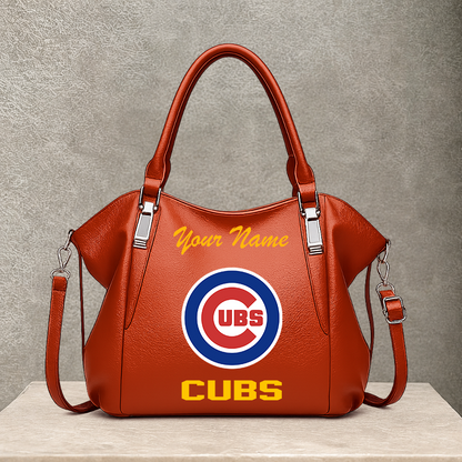 [FLASH SALE] NEW CUSTOMIZED MLB04 CCS CHICAGO CUBS SHOULDER HANDBAG