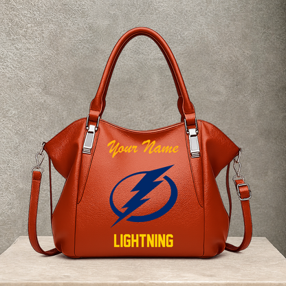 [SUPER SALE] NEW CUSTOMIZED NHL12 TPL TAMPA BAY LIGHTNING SHOULDER HANDBAG