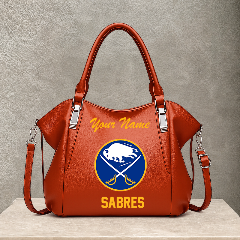 [SUPER SALE] NEW CUSTOMIZED NHL28 BFS BUFFALO SABRES SHOULDER HANDBAG