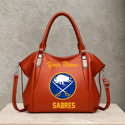 [SUPER SALE] NEW CUSTOMIZED NHL28 BFS BUFFALO SABRES SHOULDER HANDBAG