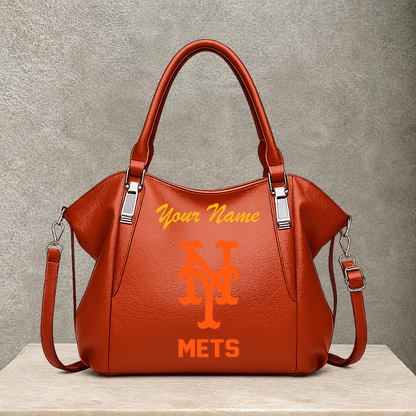 [FLASH SALE] NEW CUSTOMIZED MLB17 NYM NEW YORK METS SHOULDER HANDBAG