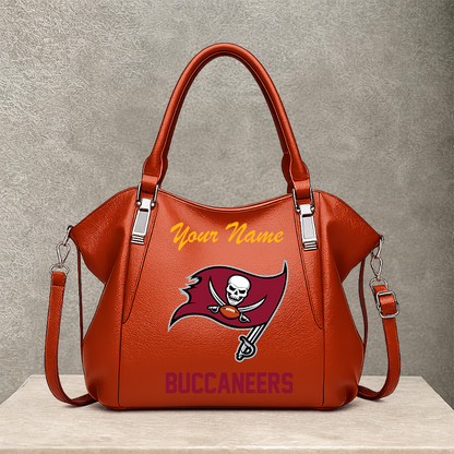 [SPECIAL OFFER] NEW CUSTOMIZED NFL10 TBB TAMPA BAY BUCCANEERS SHOULDER HANDBAG