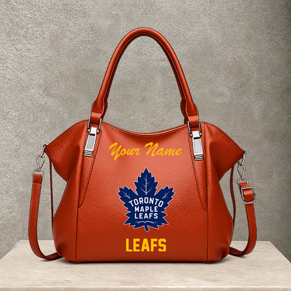 [SUPER SALE] NEW CUSTOMIZED NHL23 TML TORONTO MAPLE LEAFS SHOULDER HANDBAG