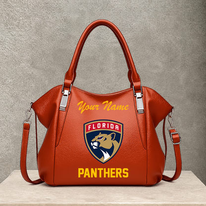 [SUPER SALE] NEW CUSTOMIZED NHL01 FPT FLORIDA PANTHERS SHOULDER HANDBAG