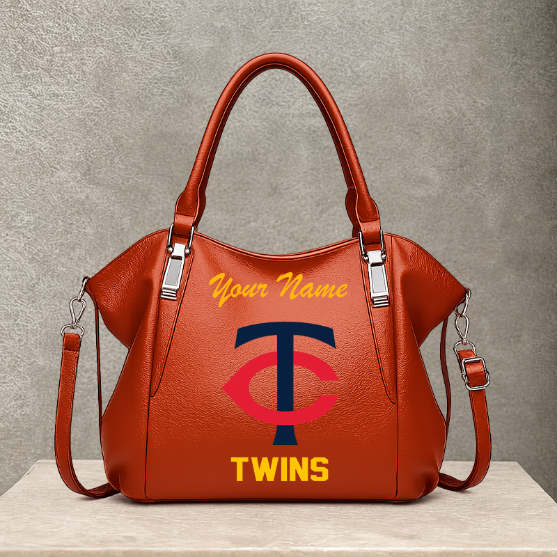 [FLASH SALE] NEW CUSTOMIZED MLB22 MTS MINNESOTA TWINS SHOULDER HANDBAG