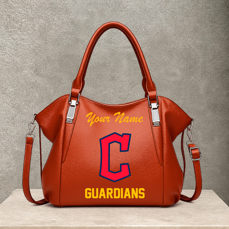 [FLASH SALE] NEW CUSTOMIZED MLB13 CGS CLEVELAND GUARDIANS SHOULDER HANDBAG