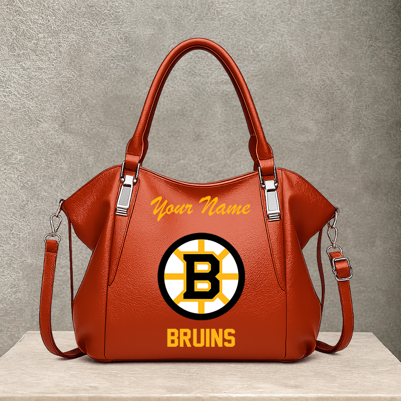 [SUPER SALE] NEW CUSTOMIZED NHL02 BTB BOSTON BRUINS SHOULDER HANDBAG