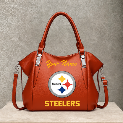 [SPECIAL OFFER] NEW CUSTOMIZED NFL14 PSB PITTSBURGH STEELERS SHOULDER HANDBAG